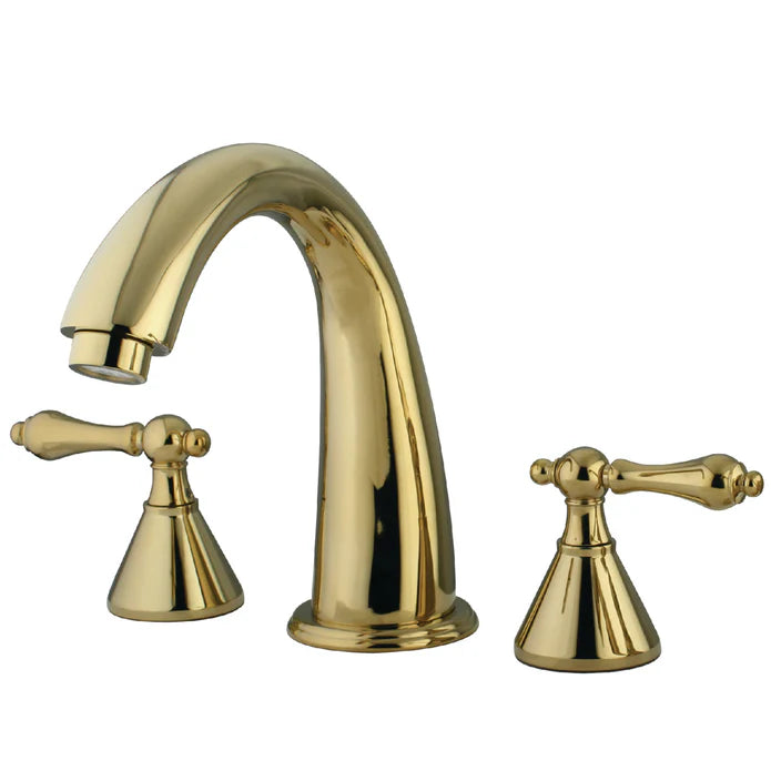 Kingston - Tub Faucets - Naples KS236AL Two-Handle 3-Hole Deck Mount Roman Tub Faucet