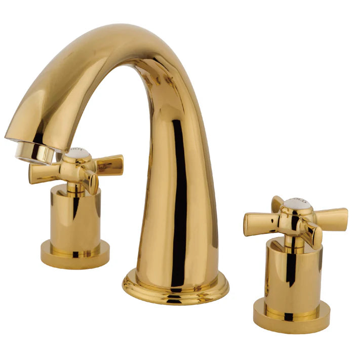 Kingston - Tub Faucets - Millennium KS236ZX Two-Handle 3-Hole Deck Mount Roman Tub Faucet