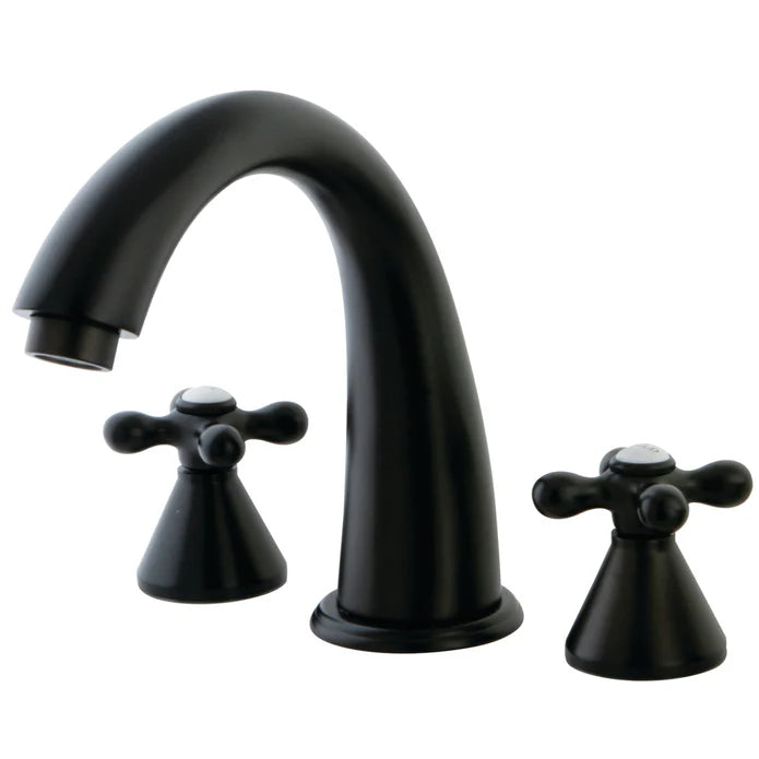 Kingston - Tub Faucets - Naples KS236AX Two-Handle 3-Hole Deck Mount Roman Tub Faucet