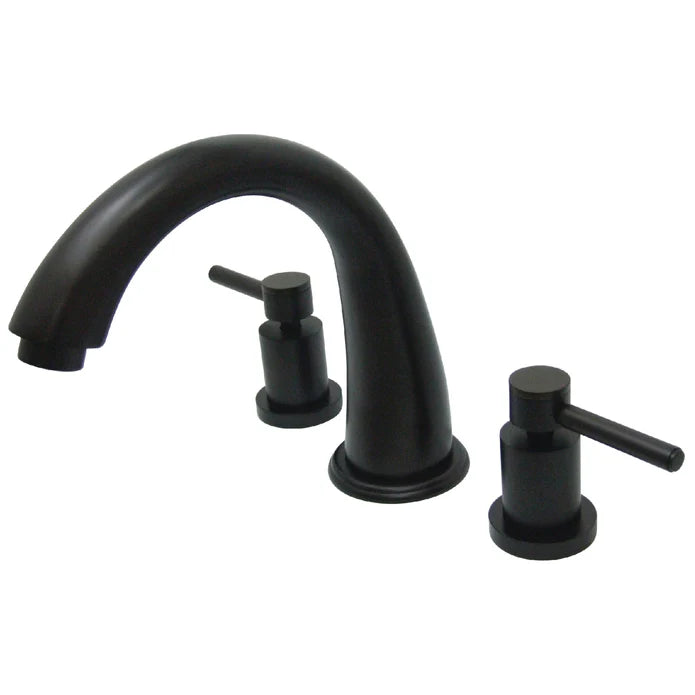 Kingston - Tub Faucets - Concord KS236DL Two-Handle 3-Hole Deck Mount Roman Tub Faucet