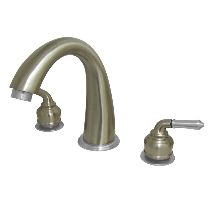 Kingston - Tub Faucets - Milano KS236 Two-Handle 3-Hole Deck Mount Roman Tub Faucet