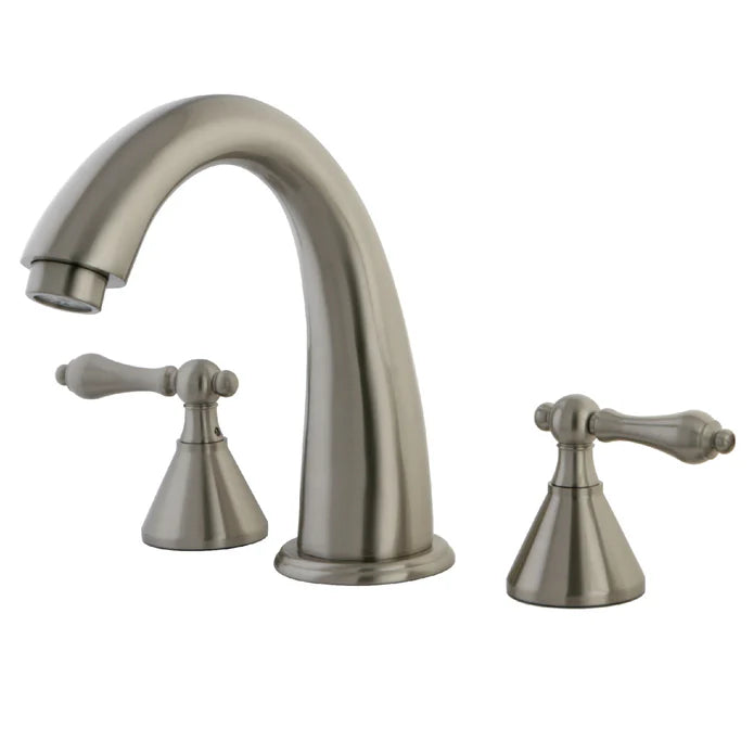 Kingston - Tub Faucets - Naples KS236AL Two-Handle 3-Hole Deck Mount Roman Tub Faucet