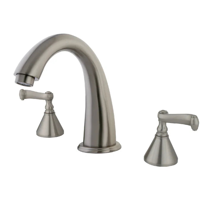 Kingston - Tub Faucets - Roman KS236FL Two-Handle 3-Hole Deck Mount Roman Tub Faucet