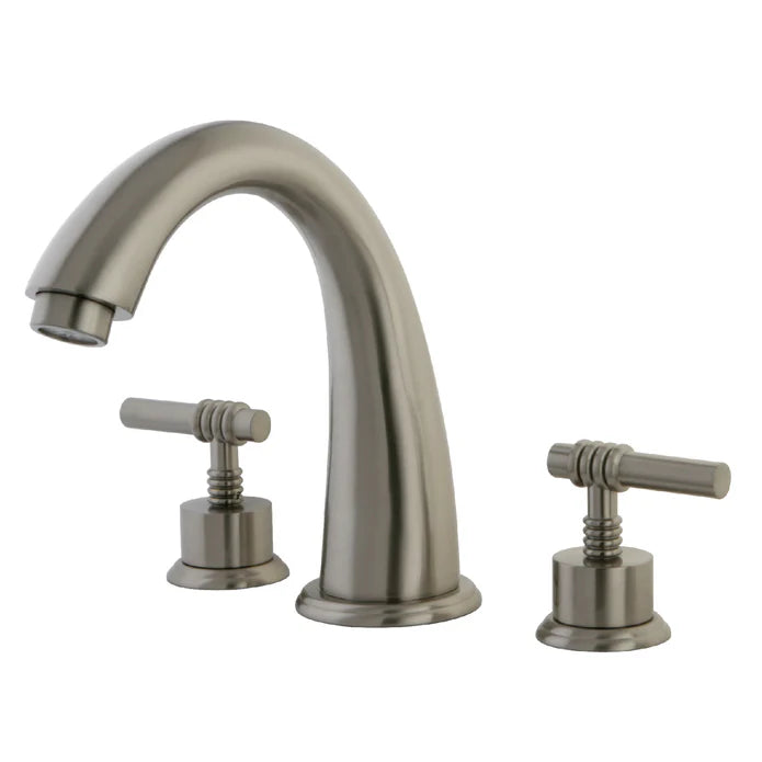 Kingston - Tub Faucets - Milano KS236ML Two-Handle 3-Hole Deck Mount Roman Tub Faucet