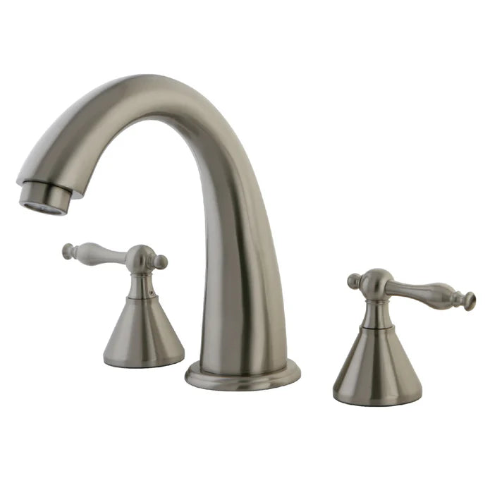 Kingston - Tub Faucets - Naples KS236NL Two-Handle 3-Hole Deck Mount Roman Tub Faucet