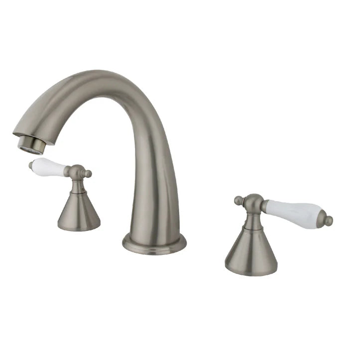 Kingston - Tub Faucets - Naples KS236PL Two-Handle 3-Hole Deck Mount Roman Tub Faucet