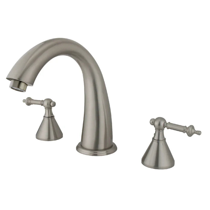 Kingston - Tub Faucets - Roman KS236TL Two-Handle 3-Hole Deck Mount Roman Tub Faucet