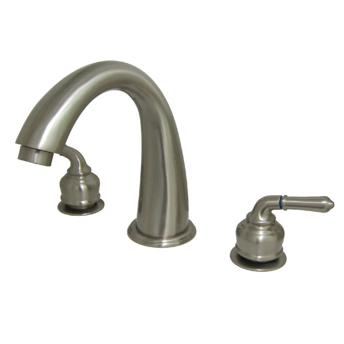 Kingston - Tub Faucets - Milano KS236 Two-Handle 3-Hole Deck Mount Roman Tub Faucet