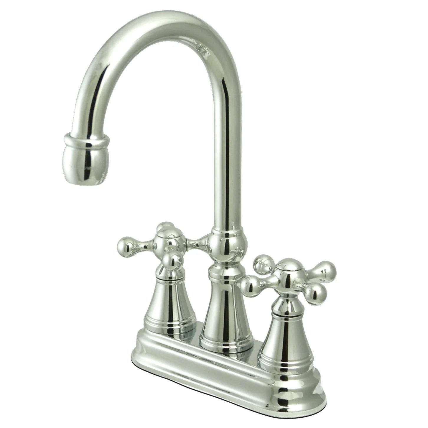 Kingston - Bar Faucets - Governor KS249KX Two-Handle 2-Hole Deck Mount Bar Faucet