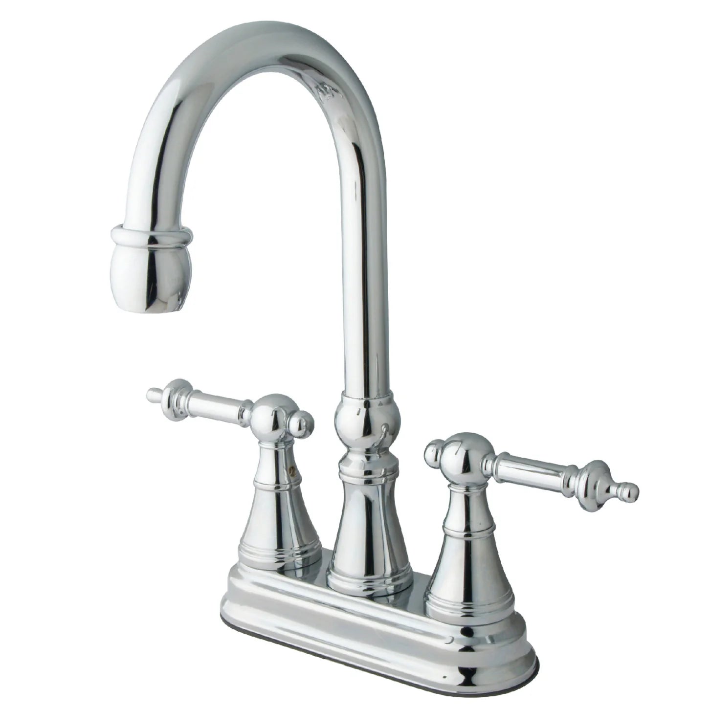 Kingston - Bar Faucets - Templeton KS249TL Two-Handle 2-Hole Deck Mount Bar Faucet