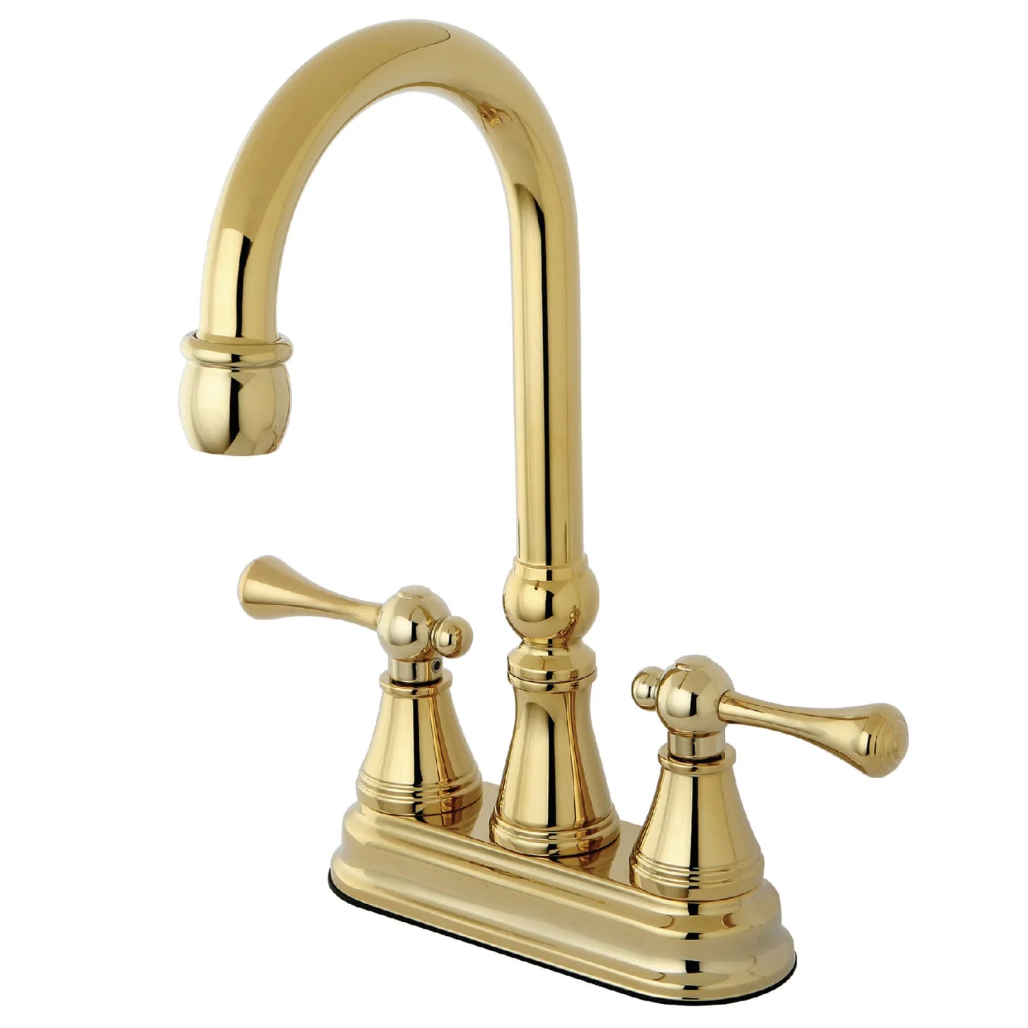 Kingston - Bar Faucets - Victorian KS249BL Two-Handle 2-Hole Deck Mount Bar Faucet