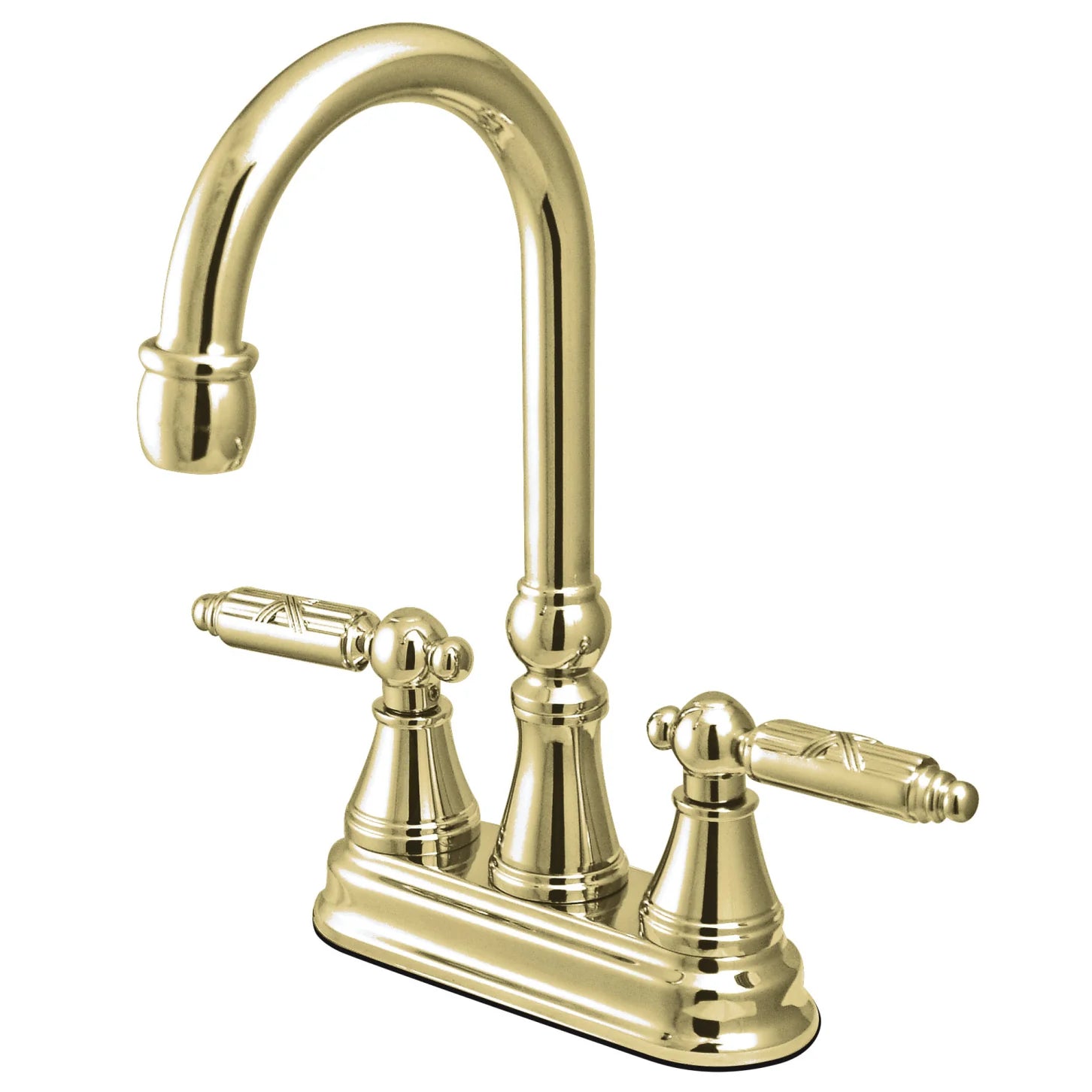 Kingston - Bar Faucets - Georgian KS2492GL Two-Handle 2-Hole Deck Mount Bar Faucet