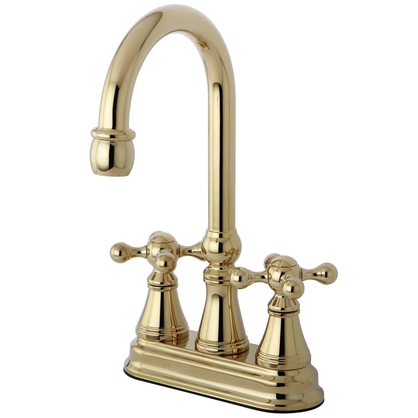 Kingston - Bar Faucets - Governor KS249KX Two-Handle 2-Hole Deck Mount Bar Faucet