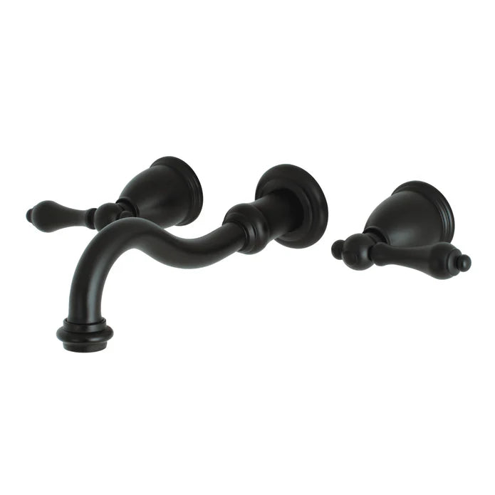 Kingston - Tub Faucets - Restoration KS302AL Two-Handle 3-Hole Wall Mount Roman Tub Faucet