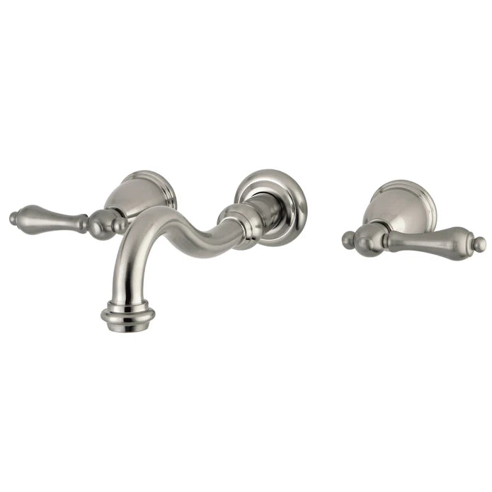 Kingston - Tub Faucets - Restoration KS302AL Two-Handle 3-Hole Wall Mount Roman Tub Faucet