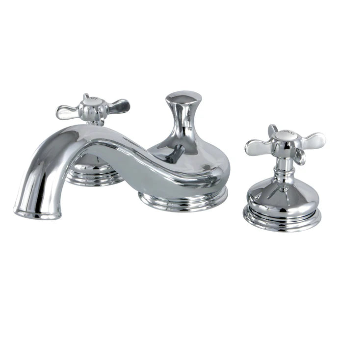 Kingston - Tub Faucets - Essex KS333BEX Two-Handle 3-Hole Deck Mount Roman Tub Faucet