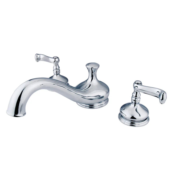 Kingston - Tub Faucets - Royale KS333FL Two-Handle 3-Hole Deck Mount Roman Tub Faucet