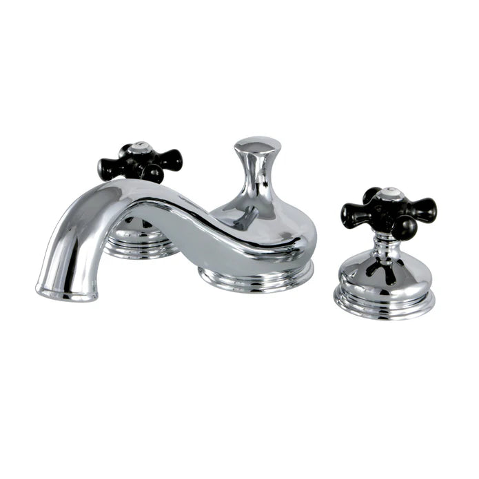 Kingston - Tub Faucets - Duchess KS333PKX Two-Handle 3-Hole Deck Mount Roman Tub Faucet