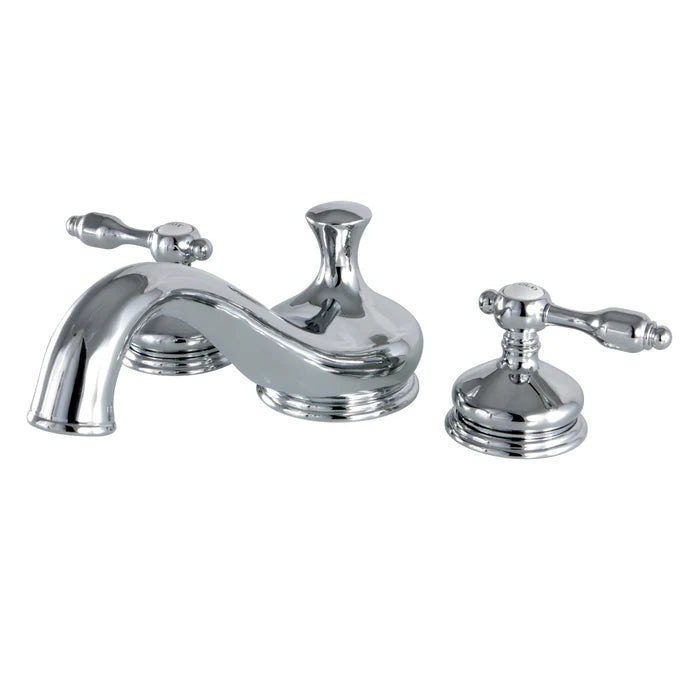 Kingston - Tub Faucets - Tudor KS333TAL Two-Handle 3-Hole Deck Mount Roman Tub Faucet
