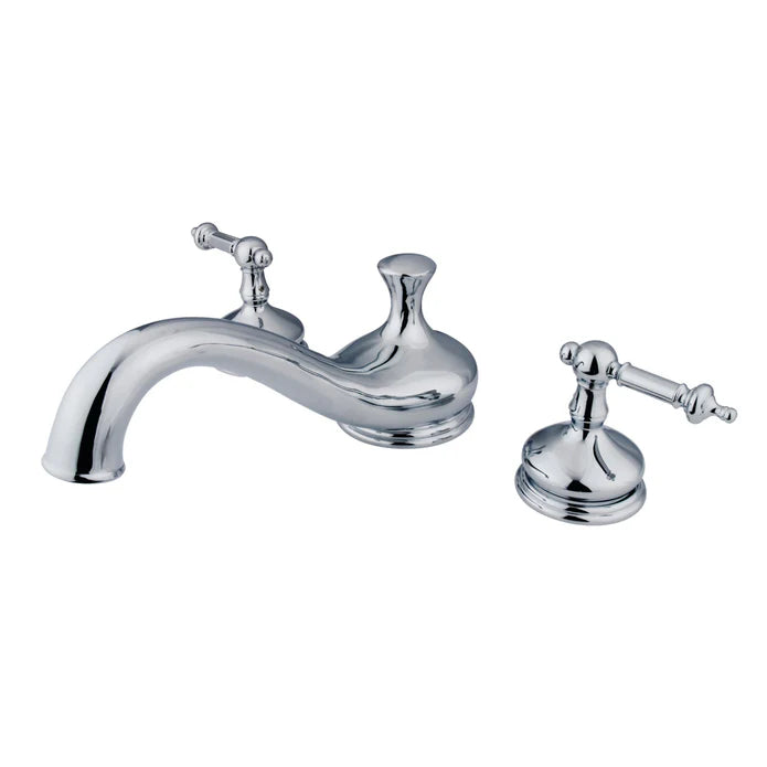 Kingston - Tub Faucets - Templeton KS333TL Two-Handle 3-Hole Deck Mount Roman Tub Faucet