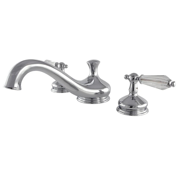 Kingston - Tub Faucets - Wilshire KS333WLL Two-Handle 3-Hole Deck Mount Roman Tub Faucet
