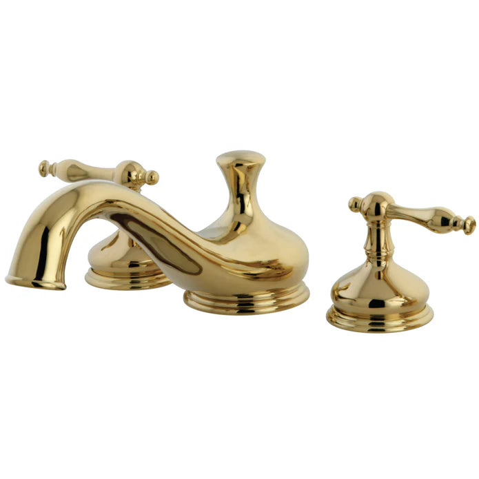 Kingston - Tub Faucets - Heritage KS333NL Two-Handle 3-Hole Deck Mount Roman Tub Faucet
