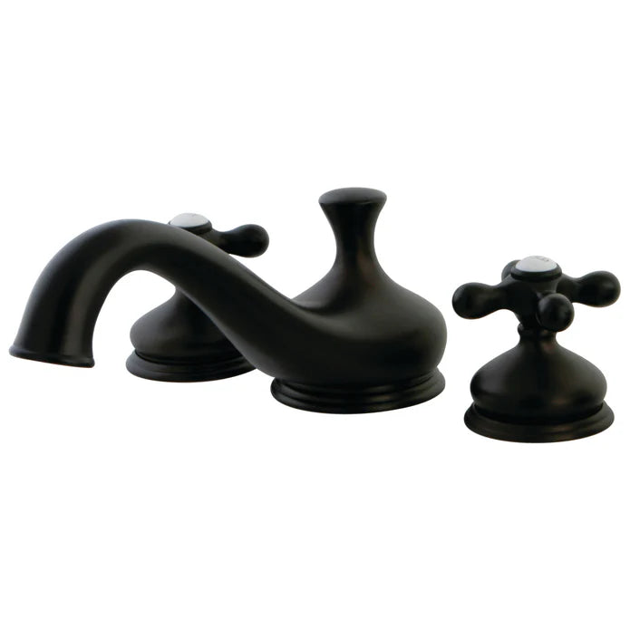 Kingston - Tub Faucets - Heritage KS333AX Two-Handle 3-Hole Deck Mount Roman Tub Faucet