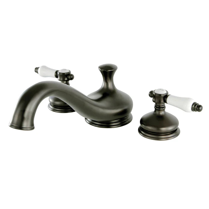 Kingston - Tub Faucets - Bel-Air KS333BPL Two-Handle 3-Hole Deck Mount Roman Tub Faucet