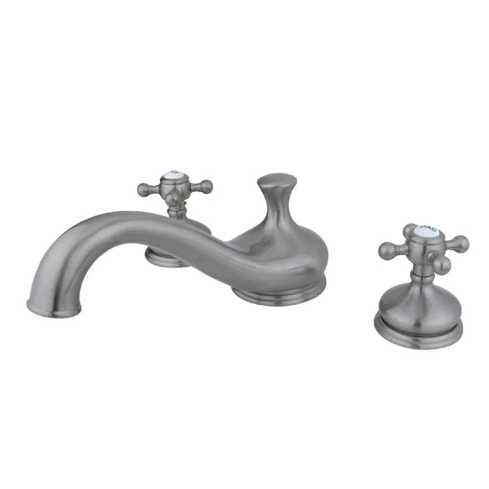 Kingston - Tub Faucets - Vintage KS333BX Two-Handle 3-Hole Deck Mount Roman Tub Faucet
