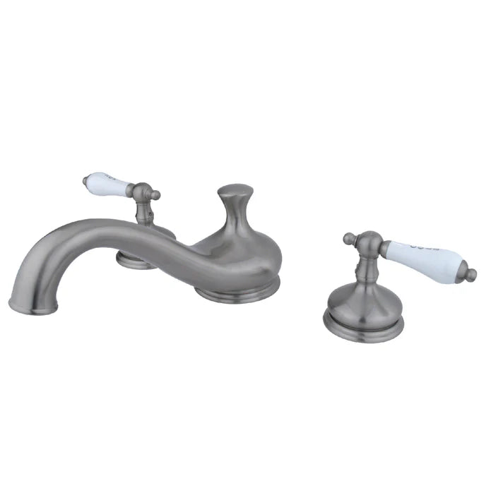Kingston - Tub Faucets - Heritage KS333PL Two-Handle 3-Hole Deck Mount Roman Tub Faucet