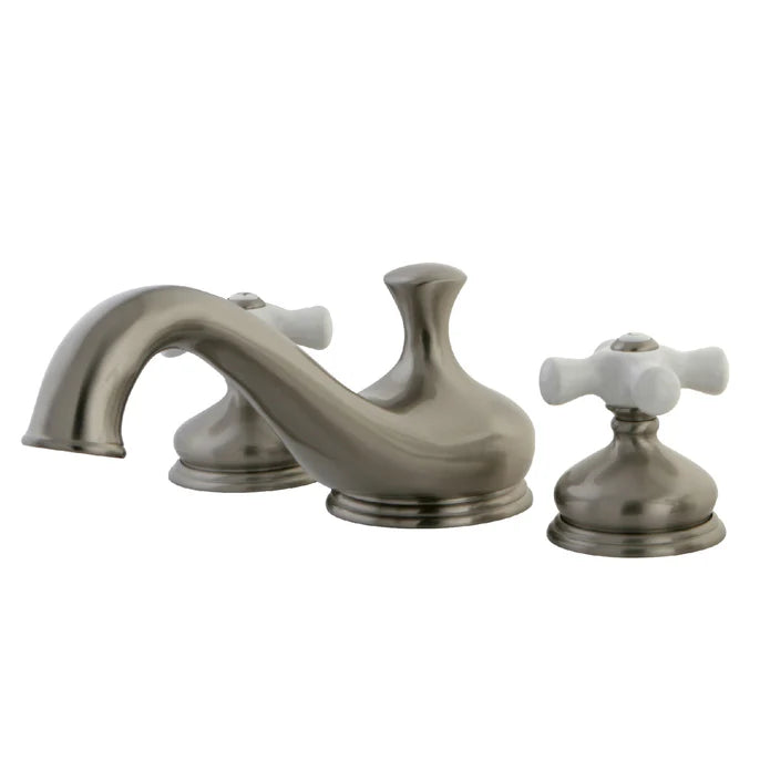 Kingston - Tub Faucets - Heritage KS333PX Two-Handle 3-Hole Deck Mount Roman Tub Faucet