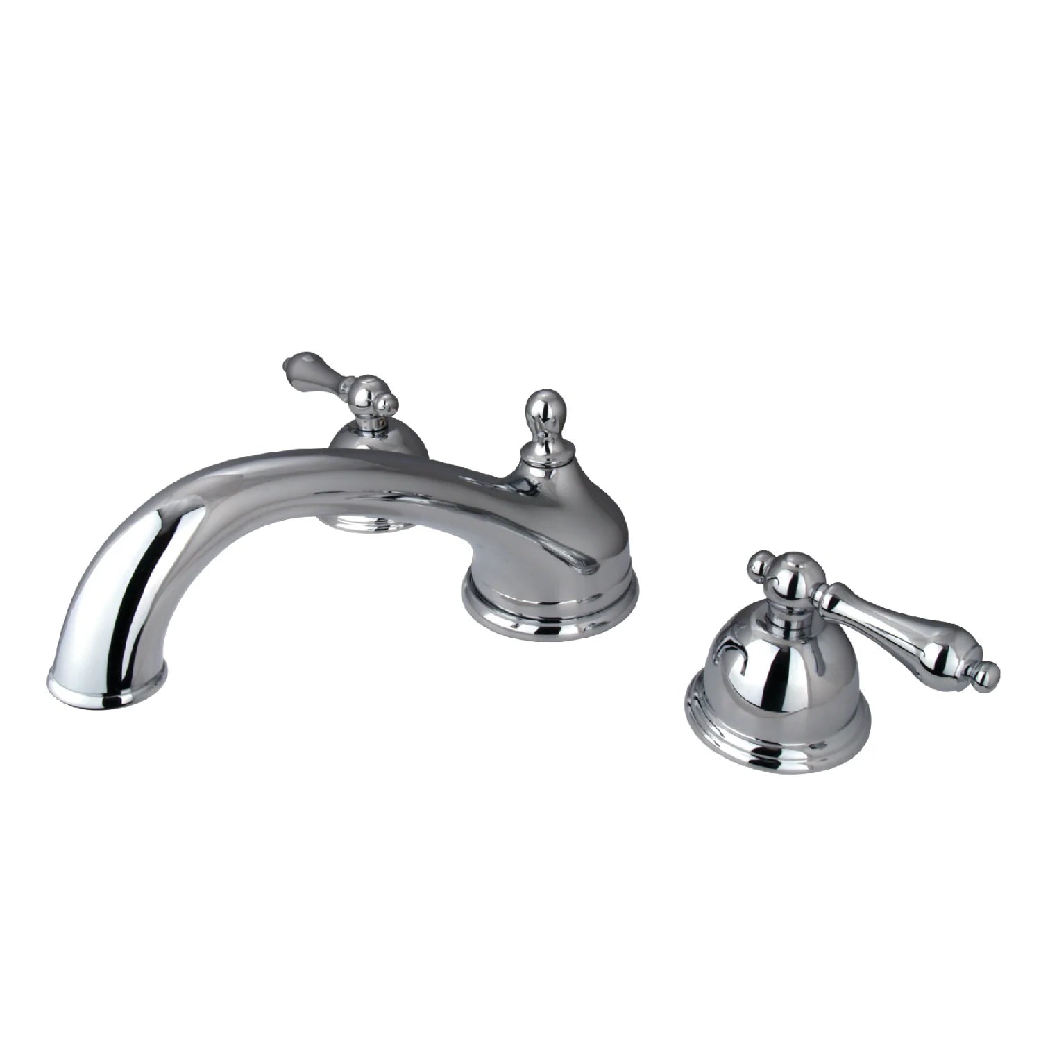 Kingston - Tub Faucets - Vintage KS335AL Two-Handle 3-Hole Deck Mount Roman Tub Faucet
