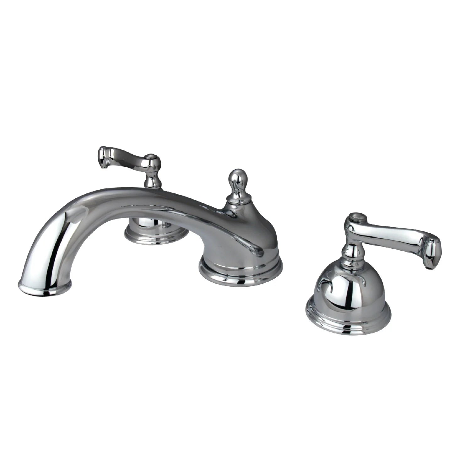 Kingston - Tub Faucets - KS335FL Two-Handle 3-Hole Deck Mount Roman Tub Faucet