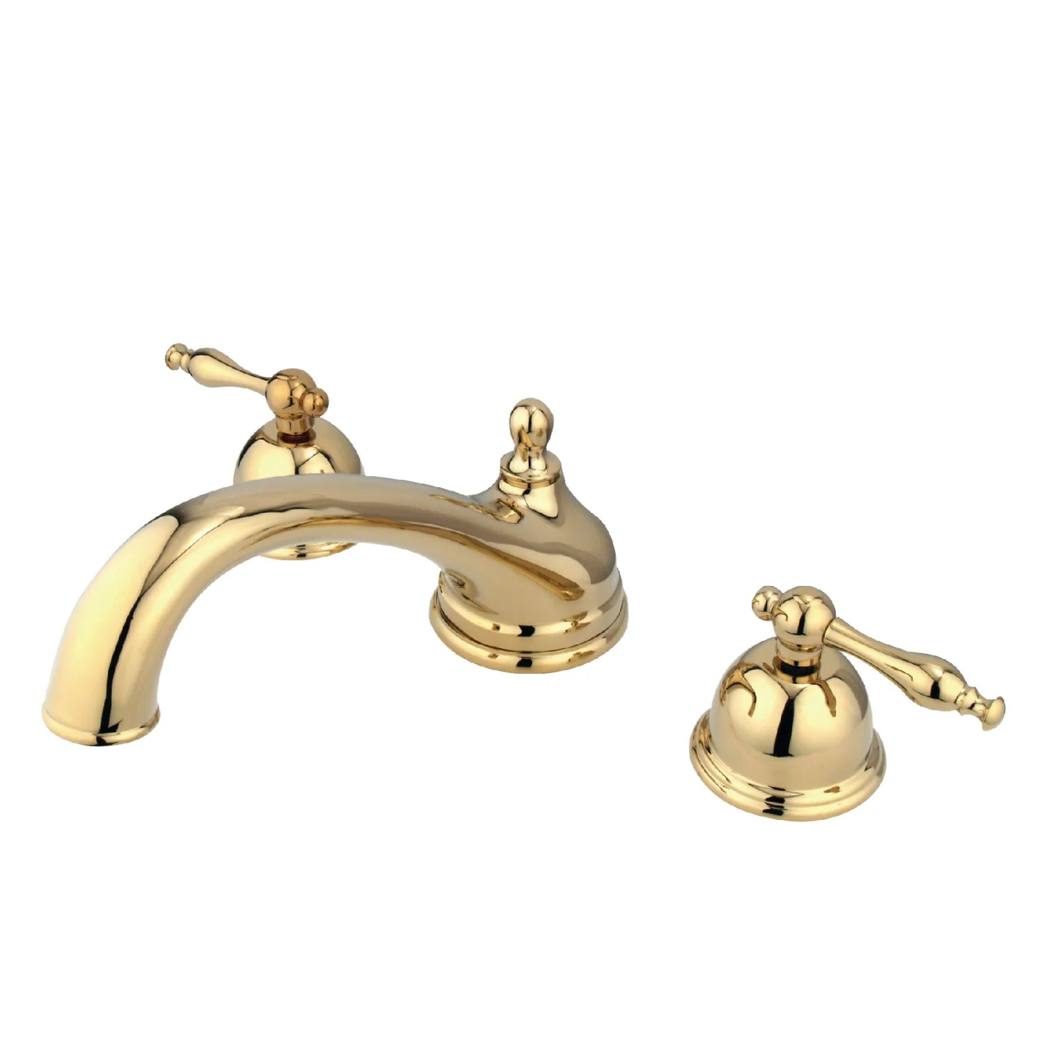 Kingston - Tub Faucets - Vintage KS335NL Two-Handle 3-Hole Deck Mount Roman Tub Faucet