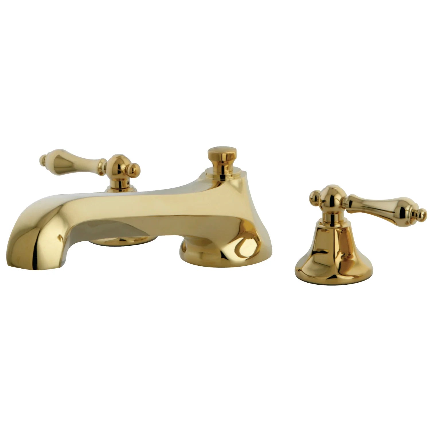 Kingston - Tub Faucets - Metropolitan KS430AL Two-Handle 3-Hole Deck Mount Roman Tub Faucet