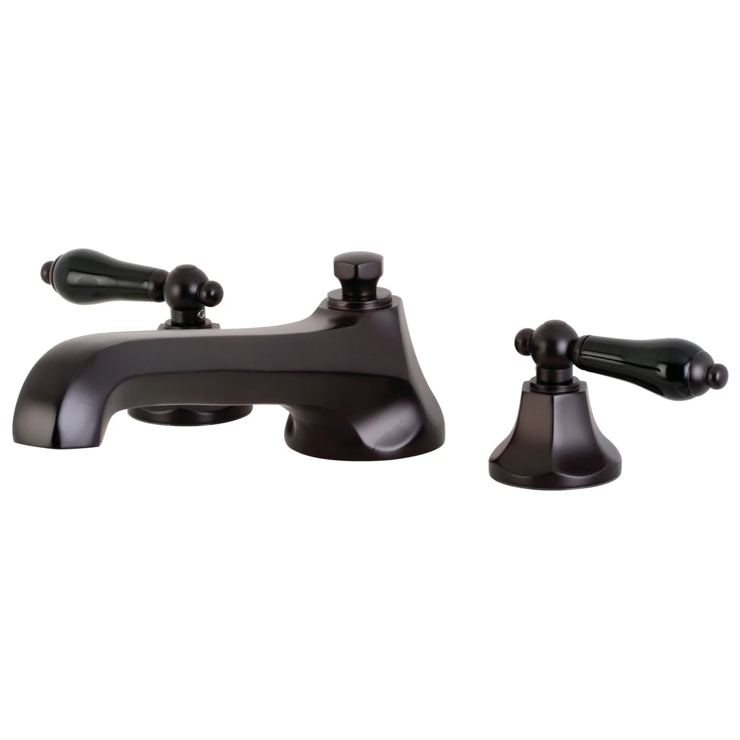 Kingston - Tub Faucets - Duchess KS430PKL Two-Handle 3-Hole Deck Mount Roman Tub Faucet