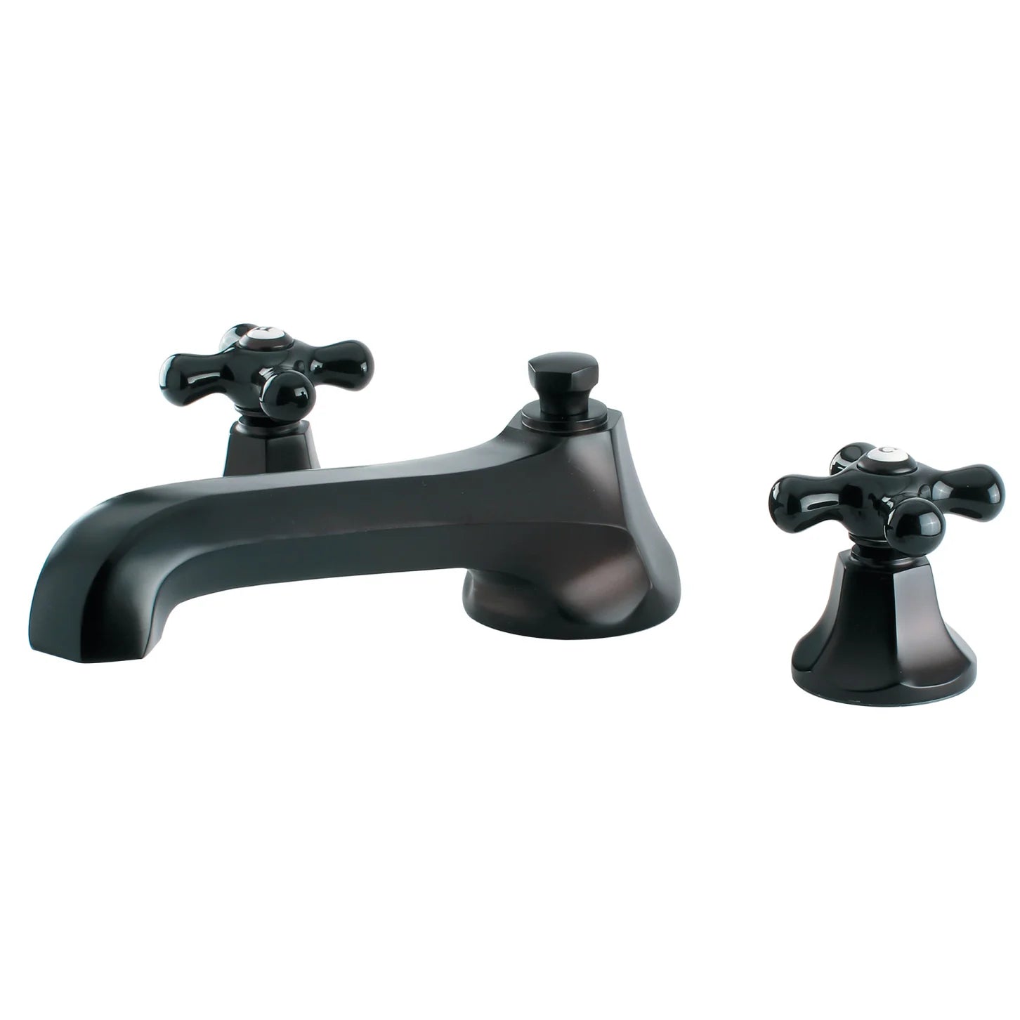 Kingston - Tub Faucets - Duchess KS430PKX Two-Handle 3-Hole Deck Mount Roman Tub Faucet