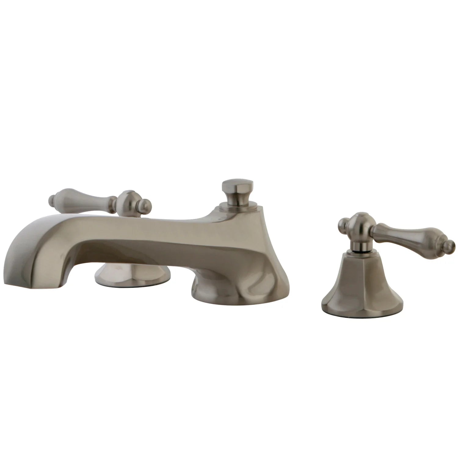Kingston - Tub Faucets - Metropolitan KS430AL Two-Handle 3-Hole Deck Mount Roman Tub Faucet