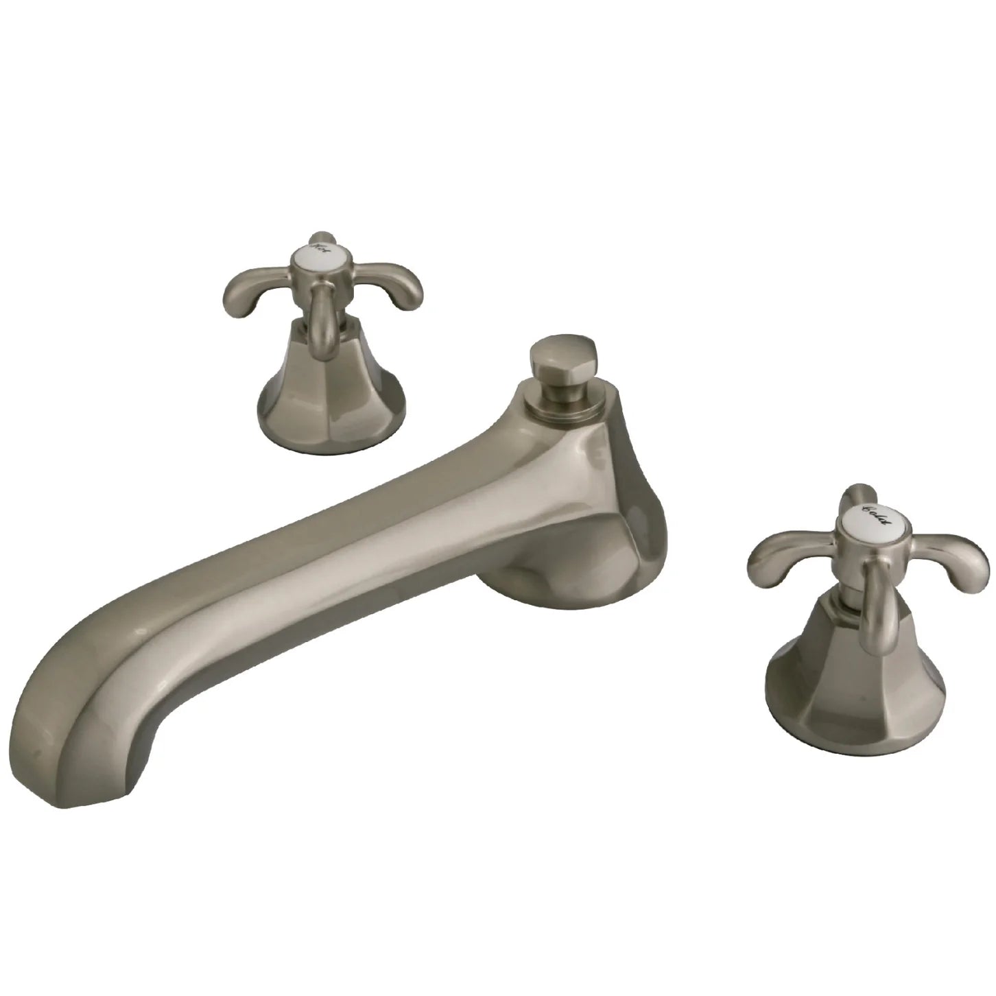 Kingston - Tub Faucets - Vintage KS430TX Two-Handle 3-Hole Deck Mount Roman Tub Faucet