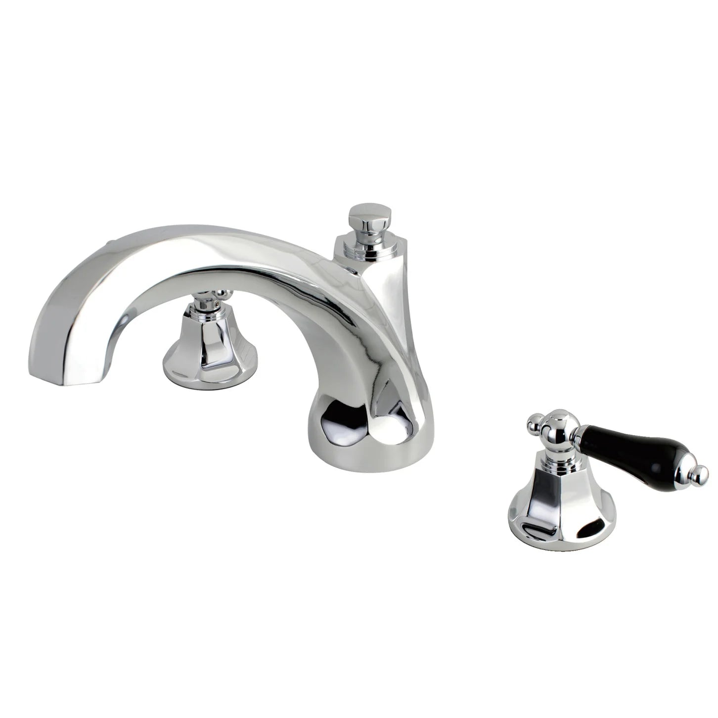 Kingston - Tub Faucets - Duchess KS432PKL Two-Handle 3-Hole Deck Mount Roman Tub Faucet