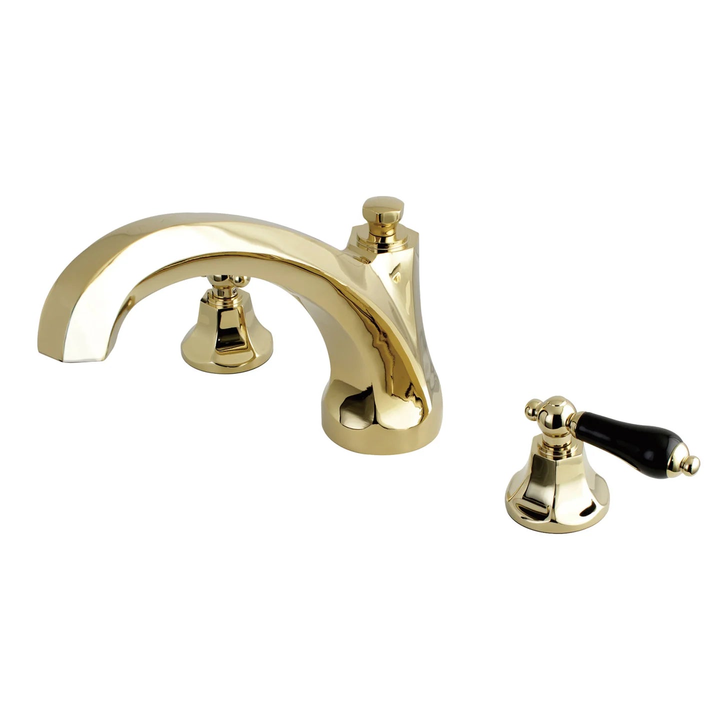 Kingston - Tub Faucets - Duchess KS432PKL Two-Handle 3-Hole Deck Mount Roman Tub Faucet