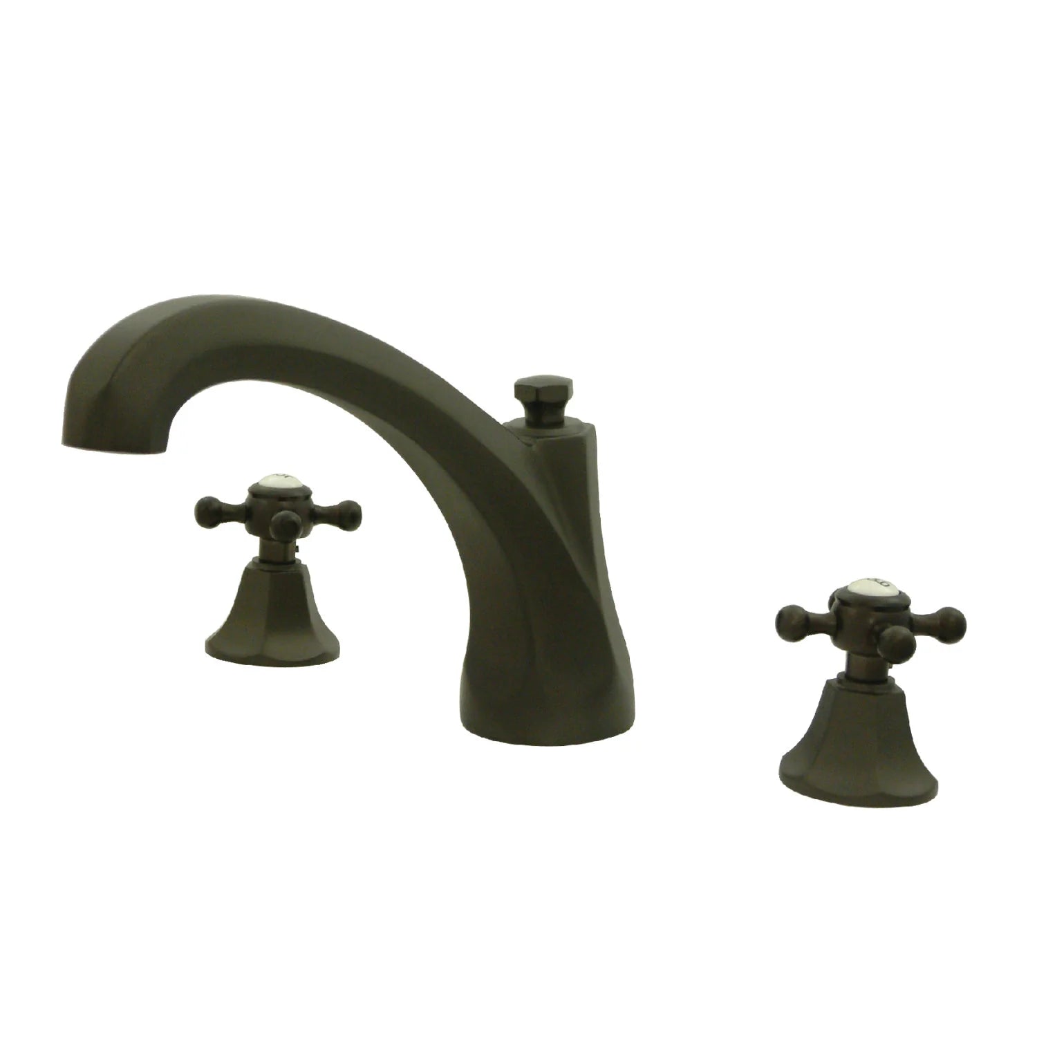 Kingston - Tub Faucets - Metropolitan KS432BX Two-Handle 3-Hole Deck Mount Roman Tub Faucet