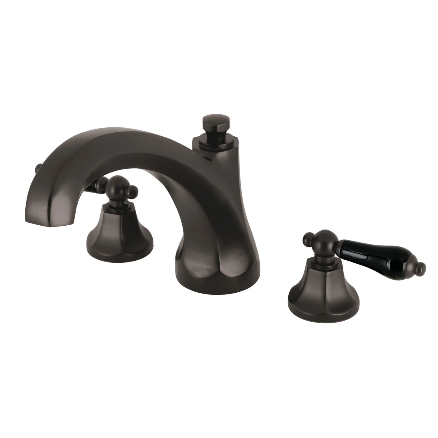 Kingston - Tub Faucets - Duchess KS432PKL Two-Handle 3-Hole Deck Mount Roman Tub Faucet