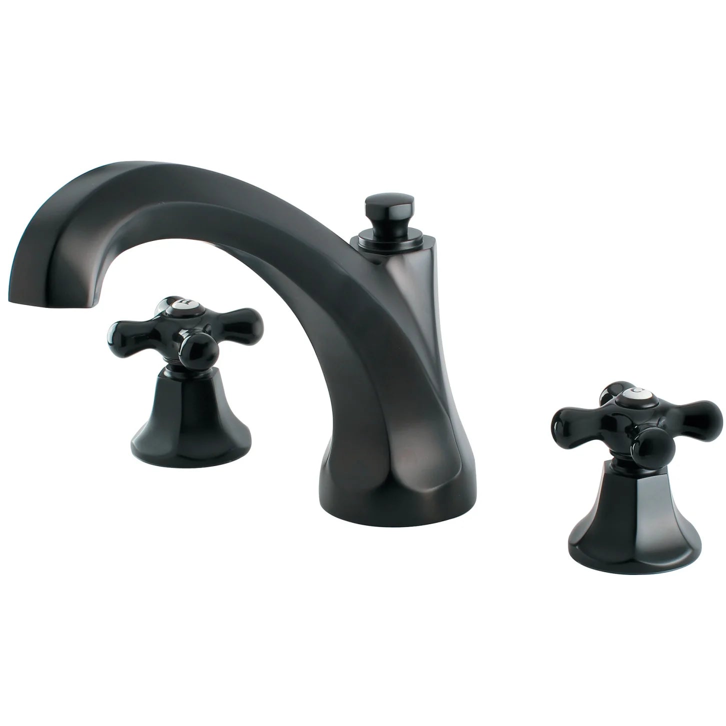 Kingston - Tub Faucets - Duchess KS432PKX Two-Handle 3-Hole Deck Mount Roman Tub Faucet