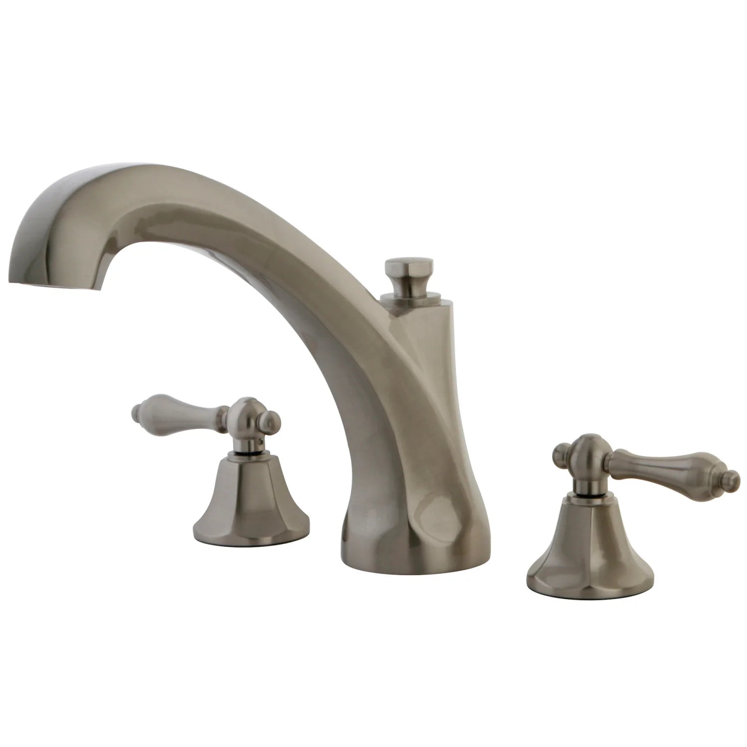 Kingston - Tub Faucets - Metropolitan KS432AL Two-Handle 3-Hole Deck Mount Roman Tub Faucet