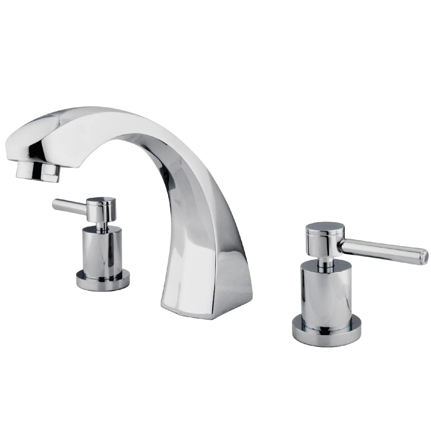 Kingston - Tub Faucets - Concord KS436DL Two-Handle 3-Hole Deck Mount Roman Tub Faucet
