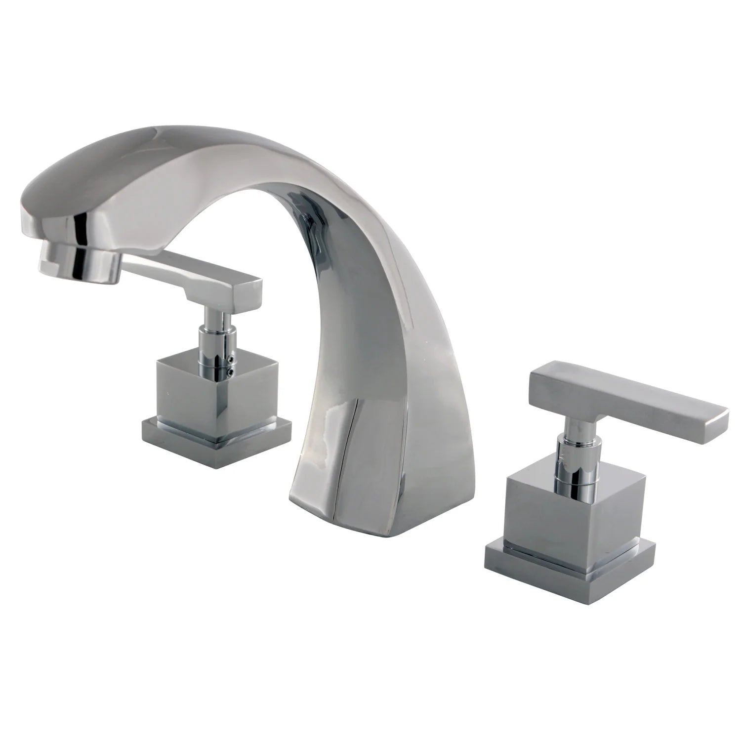 Kingston - Tub Faucets - Executive KS436QLL Two-Handle 3-Hole Deck Mount Roman Tub Faucet