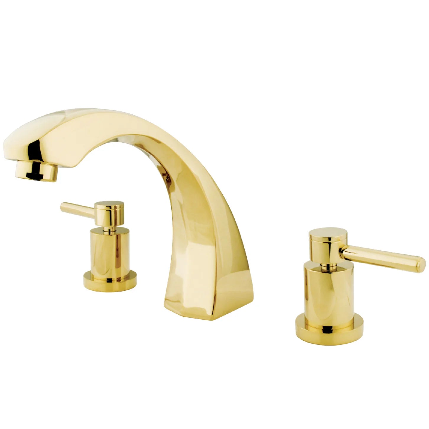 Kingston - Tub Faucets - Concord KS436DL Two-Handle 3-Hole Deck Mount Roman Tub Faucet