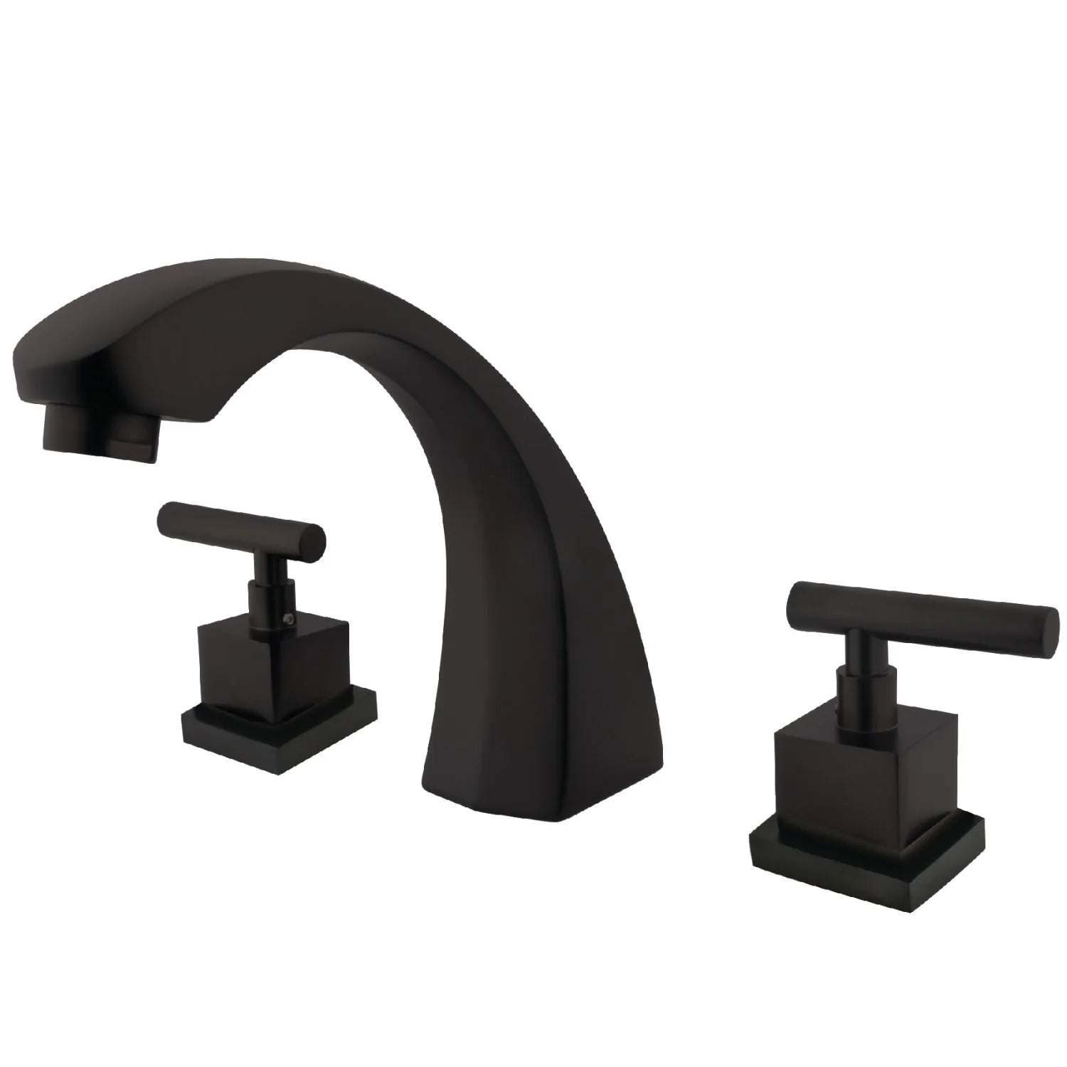 Kingston - Tub Faucets - Concord KS436CQL Two-Handle 3-Hole Deck Mount Roman Tub Faucet