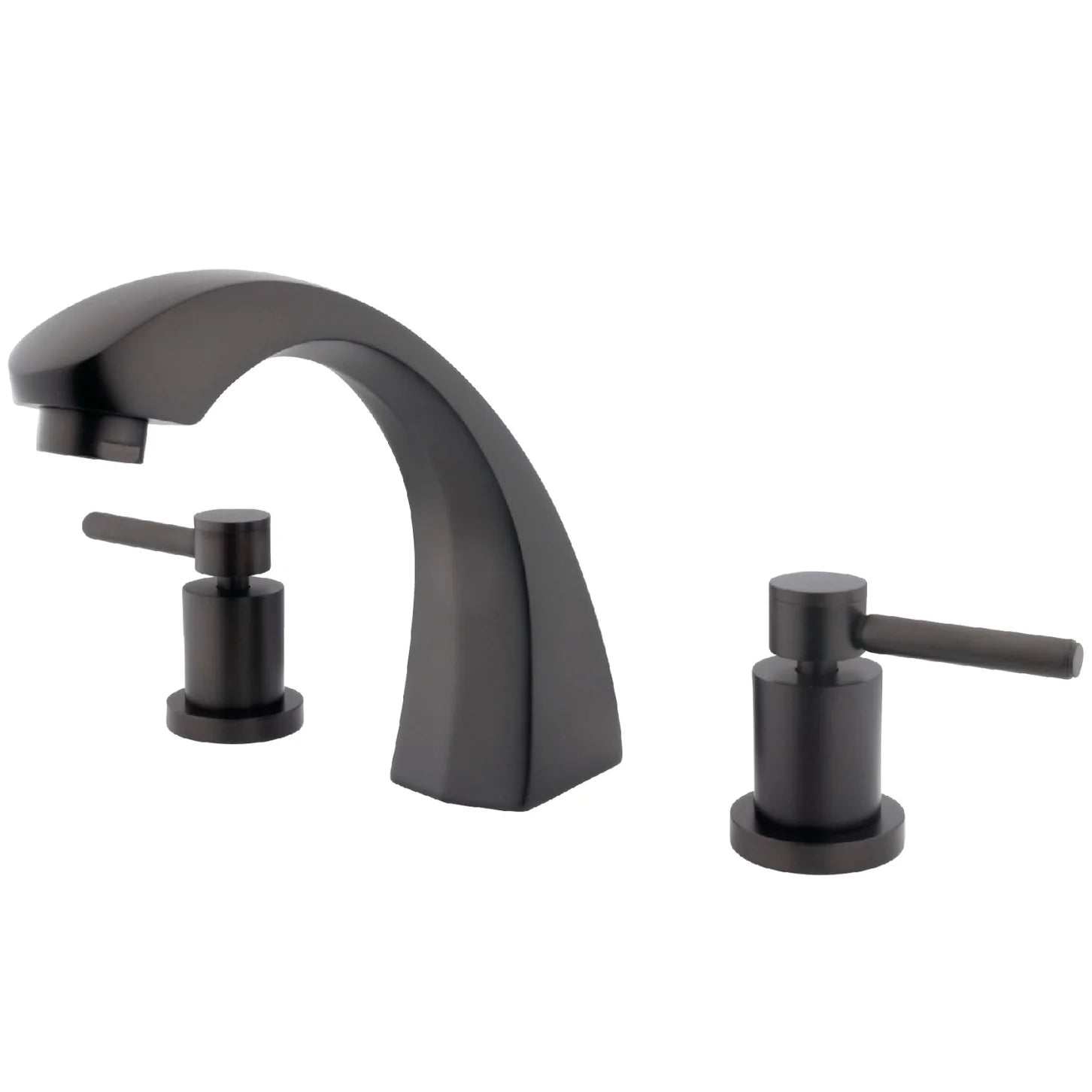 Kingston - Tub Faucets - Concord KS436DL Two-Handle 3-Hole Deck Mount Roman Tub Faucet